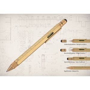 Troika Construction Multifunktionswerkzeug-Stift Antique brass