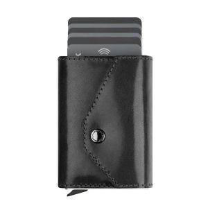 PORTER Slim Pop-Up Wallet von Pularys Nomad Black